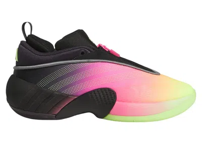 Pre-owned Adidas Originals D.o.n. Issue #7 Camp Sneakers In Aurora Black/lucid Pink/hi In Multi