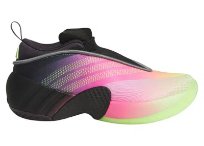 Pre-owned Adidas Originals D.o.n. Issue #7 Camp Sneakers In Aurora Black/lucid Pink/hi In Multi