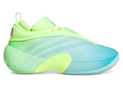 Pre-owned Adidas Originals D.o.n. Issue #7 Sneakers In Lucid Lemon/flash Aqua/lime Burst