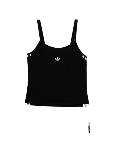 Adidas Originals Double Layered Tank Top In Black