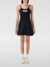 Adidas Originals Baloon Mini Dress In Black