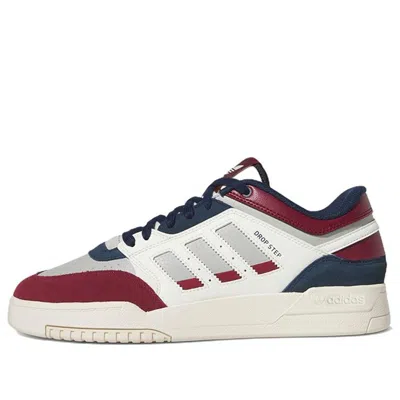 Adidas Originals Drop Step Low Directional Shoes 'navy Red' In Multi