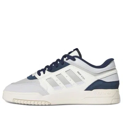 Adidas Originals Drop Step Low 'graywhite Light Grayblue' In White