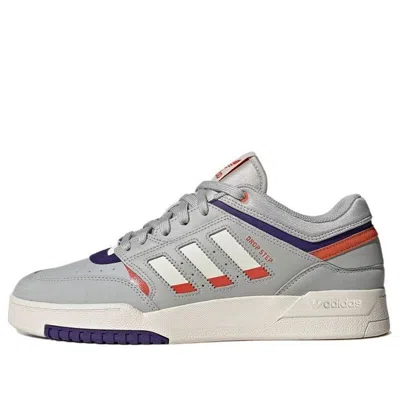 Adidas Originals Drop Step Low 'grey Purple Orange' In Gray