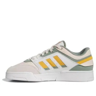 Adidas Originals Drop Step Low Shoes 'crystal White Yellow Silver Green' In Multi