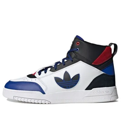 Adidas Originals Drop Step Mid-top Sneakers White/black/blue