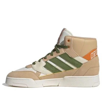 Adidas Originals Drop Step 'tan Olive Green' In Brown