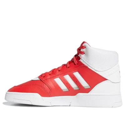 Adidas Originals Drop Step 'white Red' In Burgundy