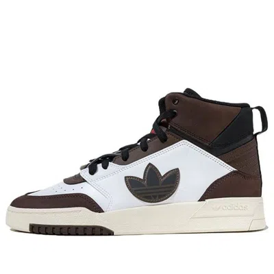 Adidas Originals Drop Step Xl 'white Shadow Brown' In Multi