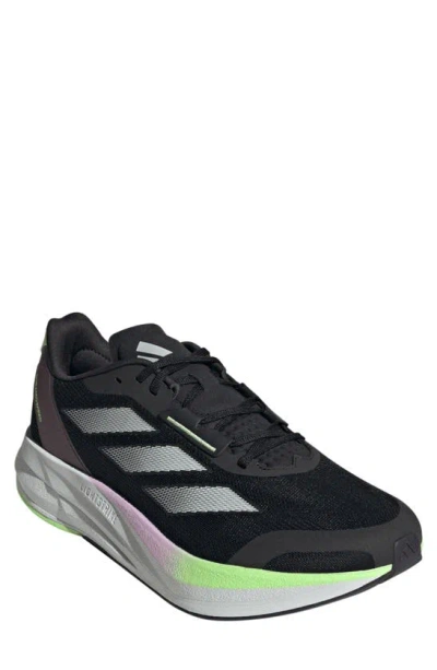 Adidas Originals Duramo Running Sneaker In Black/grey/multi