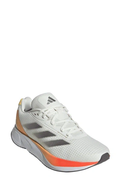 Adidas Originals Duramo Sl Running Shoe In Ivory/ Iron Met./ Spark