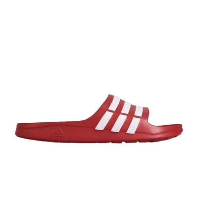 Pre-owned Adidas Originals Duramo Slide 'collegiate' In Red