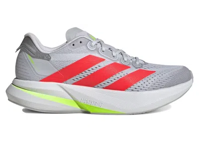 Pre-owned Adidas Originals Duramo Speed 2 (women's) Sneakers In Dash Grey/lucid Red/lucid Lemon