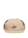 Adidas Originals Earflap Logo-detail Baseball Cap In Brown