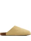 Adidas Originals Embossed Suede Clog In Multi