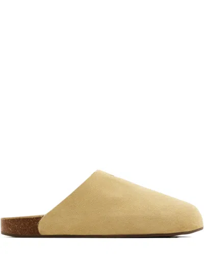 Adidas Originals Embossed Suede Clog In Multi