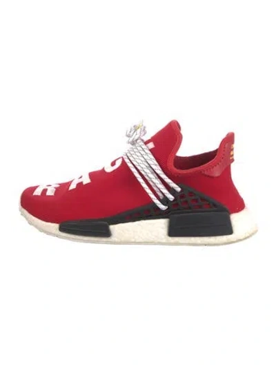 Pre-owned Adidas Originals Embroidered Accent Sneakers In Red
