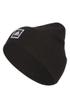 Adidas Originals Men's Wide Cuff Folded Knit Beanie In Black/white