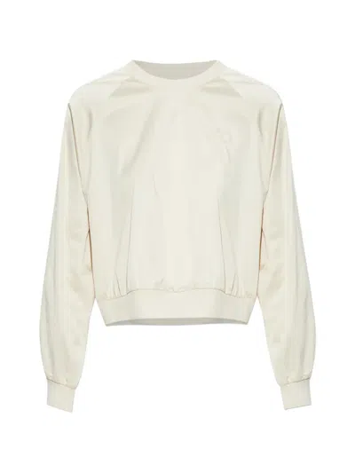 Adidas Originals Embroidered Sweatshirt In Neutral