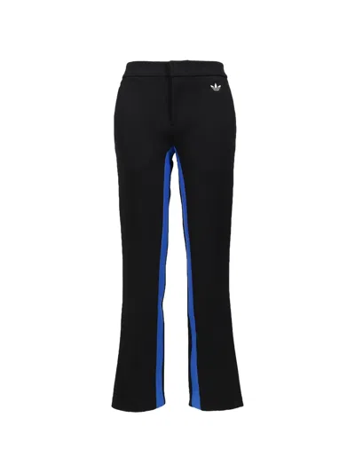 Adidas Originals Embroidered Track Pants In Black