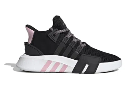 Pre-owned Adidas Originals Eqt Bask Adv (women's) Sneakers In Core Black/true Pink/footwear White