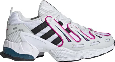 Pre-owned Adidas Originals Eqt Gazelle (women's) Sneakers In Crystal White/core Black/shock Pink In Multi