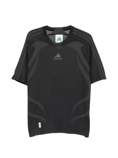 Adidas Originals Eqt Logo-print T-shirt In Black