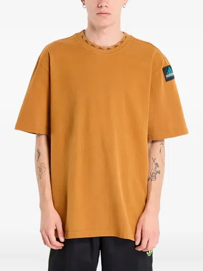 Adidas Originals Eqt T-shirt In Yellow