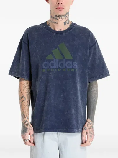 Adidas Originals Eqt T-shirt In Blue