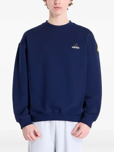 Adidas Originals Equipment Crew-neck Sweater In Blue