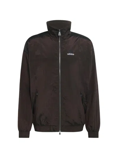 Adidas Originals 90s Equipment Crinkled-texture Sport Jacket In Black