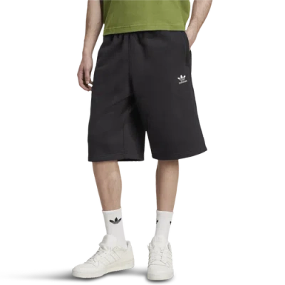 Adidas Originals Essential Fleece Shorts In Black