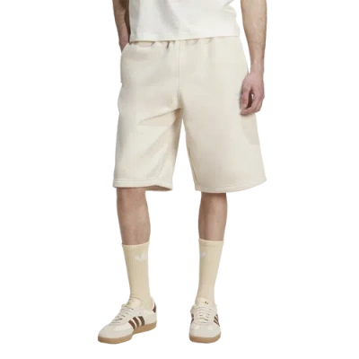 Adidas Originals Essential Fleece Shorts In White