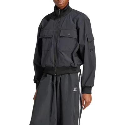 Adidas Originals Essential Woven Jacket In Black