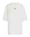 Adidas Originals Adidas Essentials Lifestyle Trefoil Logo Cotton T-shirt In White