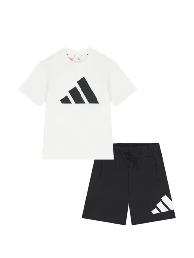 Adidas Originals Kids' Essentials Logo-print Tracksuit In Black