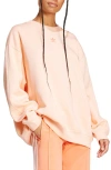 Adidas Originals Essentials Oversize Crewneck Sweatshirt In Pink