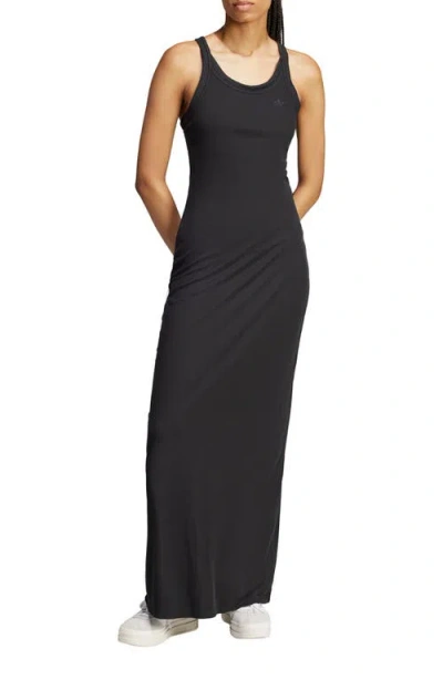 Adidas Originals Essentials Racerback Maxi Dress In Black