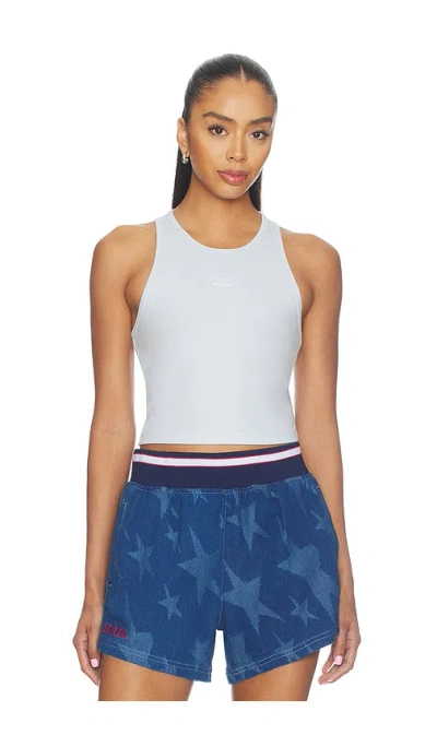 Adidas Originals Essentials Rib Tank Top In Blue