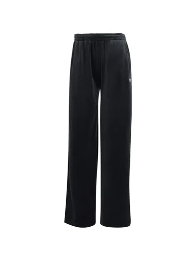 Adidas Originals Essentials Velvet Pants In Black