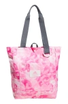 Adidas Originals Everyday Tote In Bliss Pink/ Off White/grey