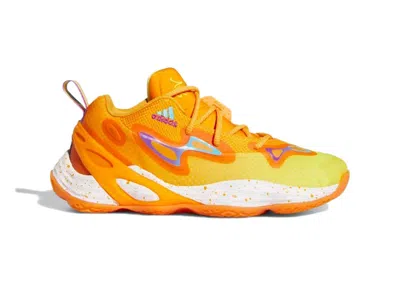 Pre-owned Adidas Originals Exhibit A Candace Parker (women's) Sneakers In Tennessee Orange/bright Yellow/sonic Fuchsia