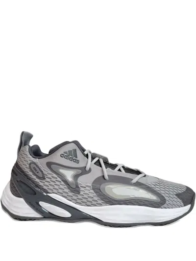 Adidas Originals Exhibit A "mid Grey/dark Grey/light Grey" Sneakers In Gray