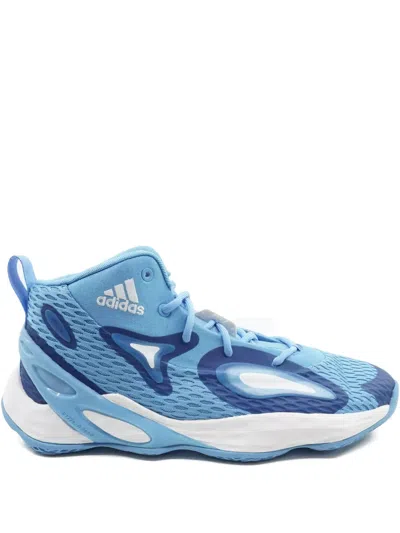 Adidas Originals Exhibit A Mid Sneakers In Blue
