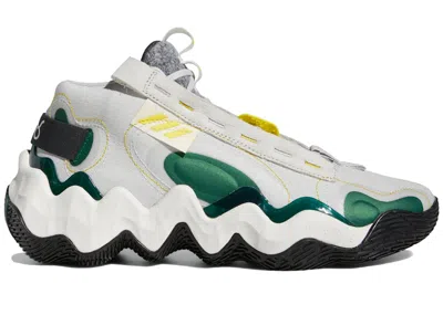 Pre-owned Adidas Originals Exhibit B Candace Parker Mid Grey (women's) Sneakers In Grey One/silver Metallic/team Dark Green