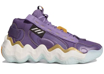 Pre-owned Adidas Originals Exhibit B Candace Parker Mid (women's) Sneakers In Tech Purple/grey One/magic Lilac