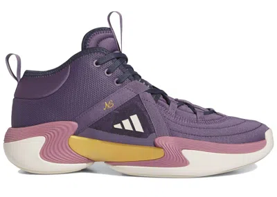 Pre-owned Adidas Originals Exhibit Select Mid Candace Parker (women's) Sneakers In Shadow Violet/off White/wonder Orchid