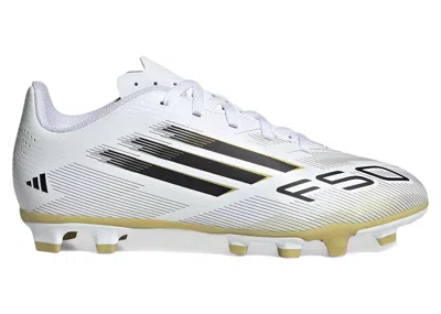 Pre-owned Adidas Originals F50 Club Fg/mg Road To Glory Pack (kids) Sneakers In Cloud White/core Black/gold Metallic