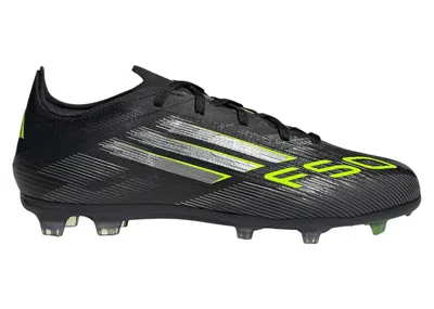 Pre-owned Adidas Originals F50 Elite Fg Electric Stealth Pack Sneakers In Core Black/iron Metallic/lucid Lemon In Multi