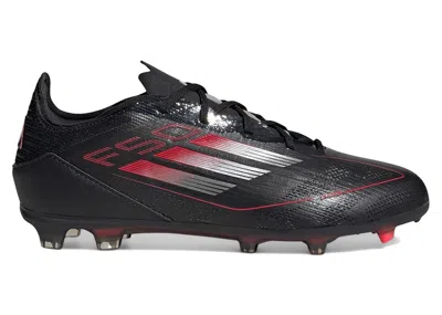 Pre-owned Adidas Originals F50 Elite Fg Stealth Victory Pack Sneakers In Core Black/iron Metallic/lucid Red In Multi